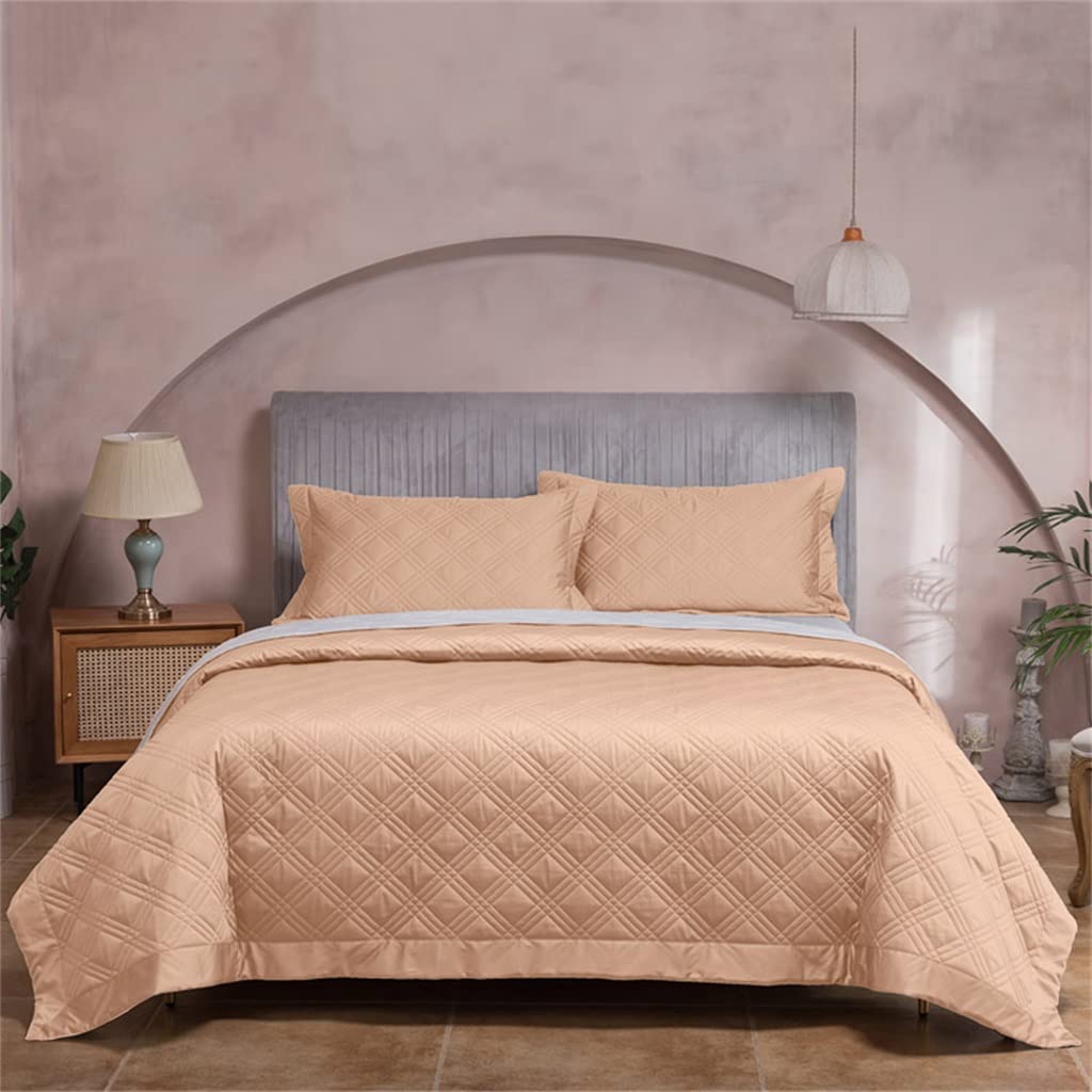 Sbcgfy D Quilte Quilte Sheets Summer Cool Quilt Cover Blanket Be Cover Quilte Quilt Be Cover Three-Piece Set,-230X245cm