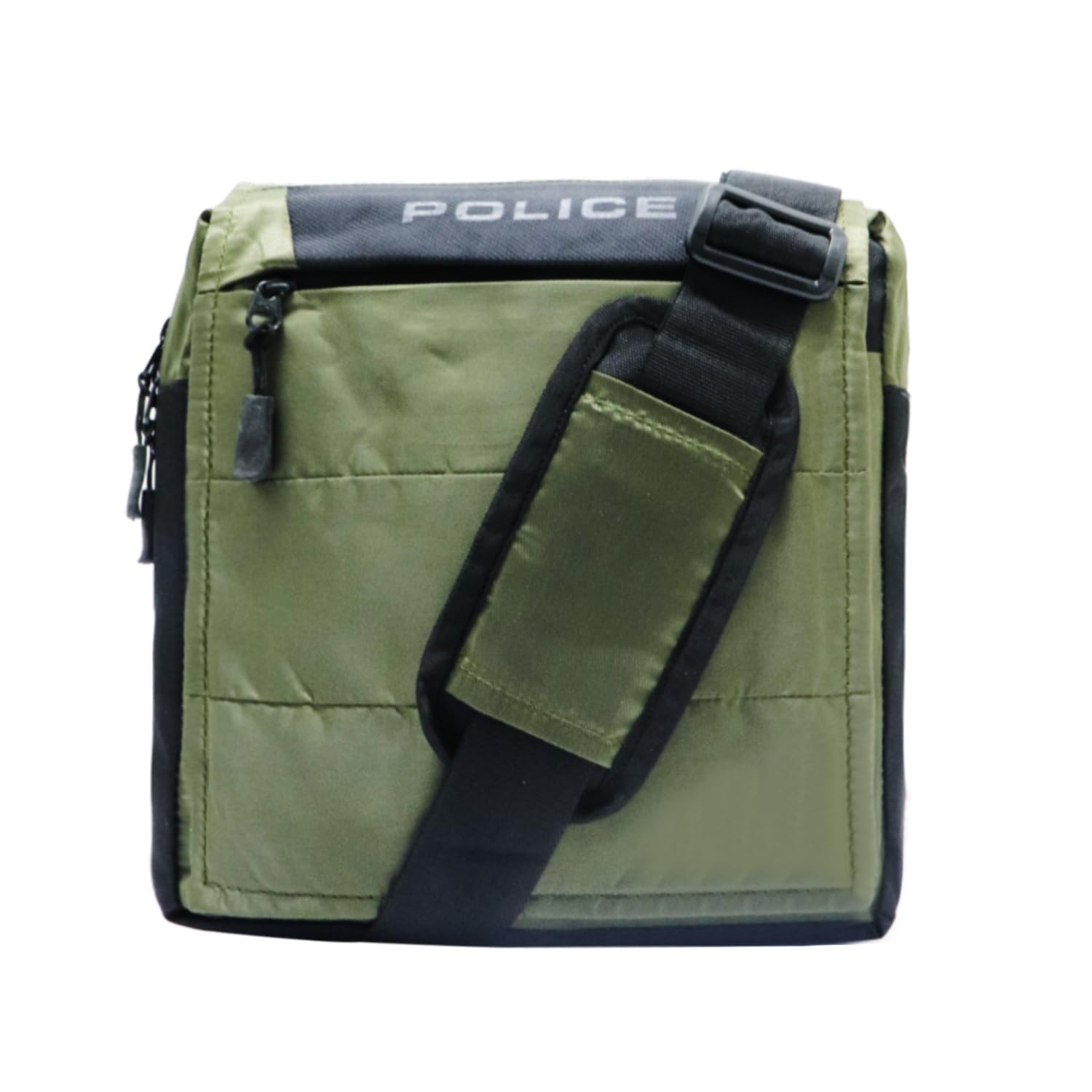 Unisex Hedge Crossbody Bag - Army Green/Black-image-40