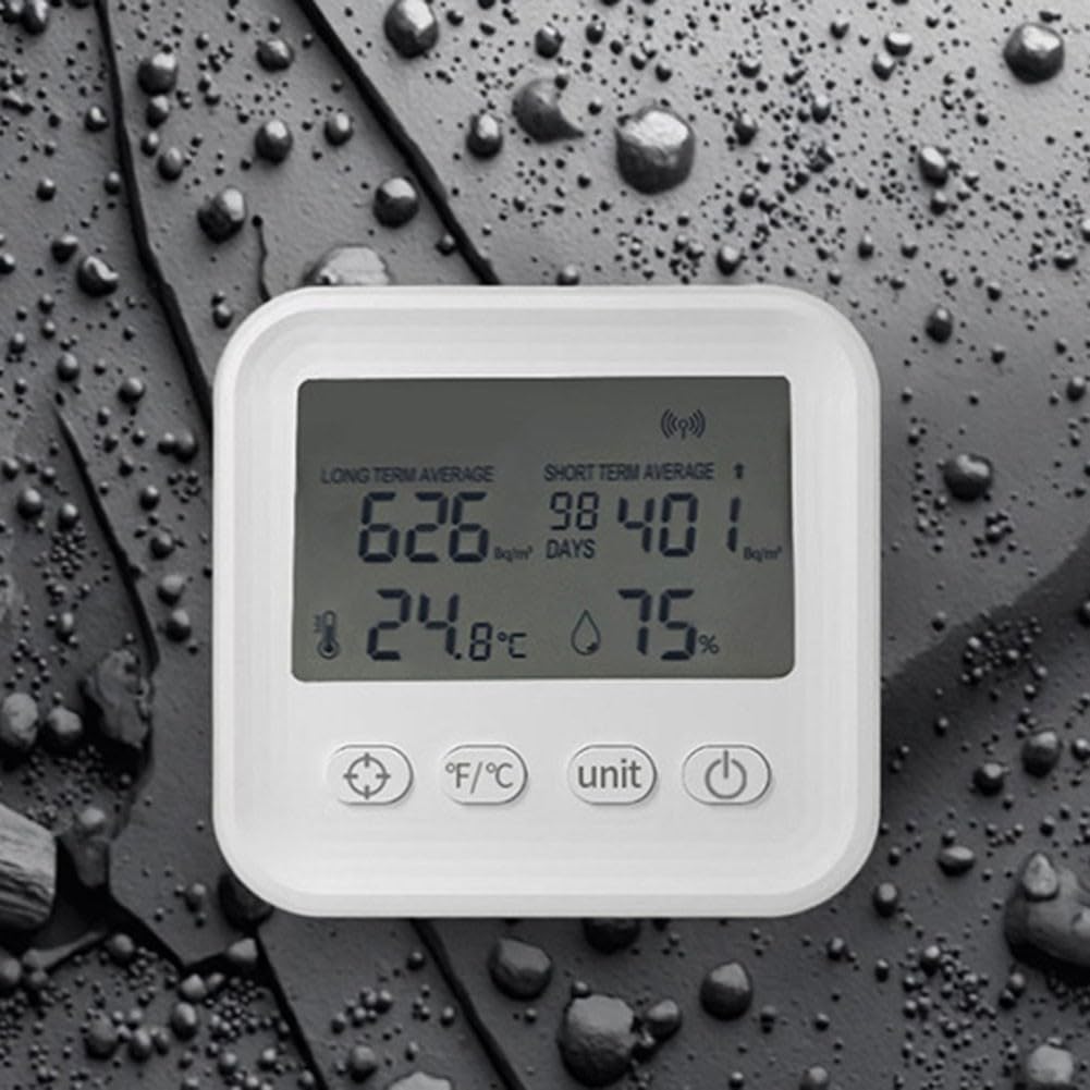 Mini monitor de aire portátil de radón, sensor esencial para control de aire interior