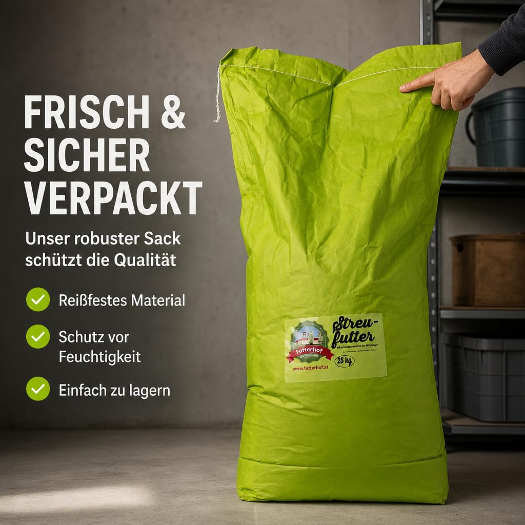 Futterhof Streufutter 25 kg Premium – hochwertige Mischung