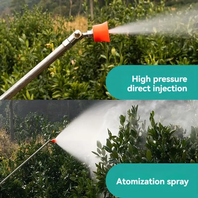 Image of Adjustable Brass Sprayer Nozzle with Windproof Cap | 2 Spray Modes High-Pressure Mist & Vortex Nozzle for Agriculture Sprayer Pump, Garden, Grass Sprinkling & Multi-Function Fogger