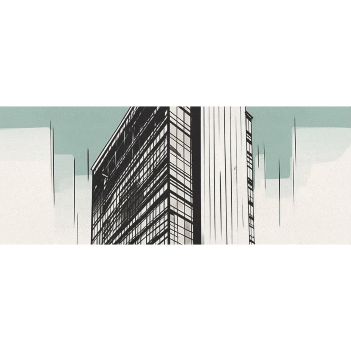 DNOVING 2 Rolls Skyscraper Birthday Wrapping Paper - 58 x 23 inch Gift Wrapping Paper for Kids Birthday & Wedding GWP-743608292