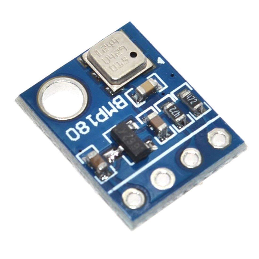 Prakti BMP180 Digital Barometric Pressure Sensor Module | High Precision I2C Altitude Atmospheric Temperature Board for Arduino (Pack of 1) | 300-1100hPa Barometric Range | Ultra-Low Power I2C | Embedded Temp Sensor-image-22