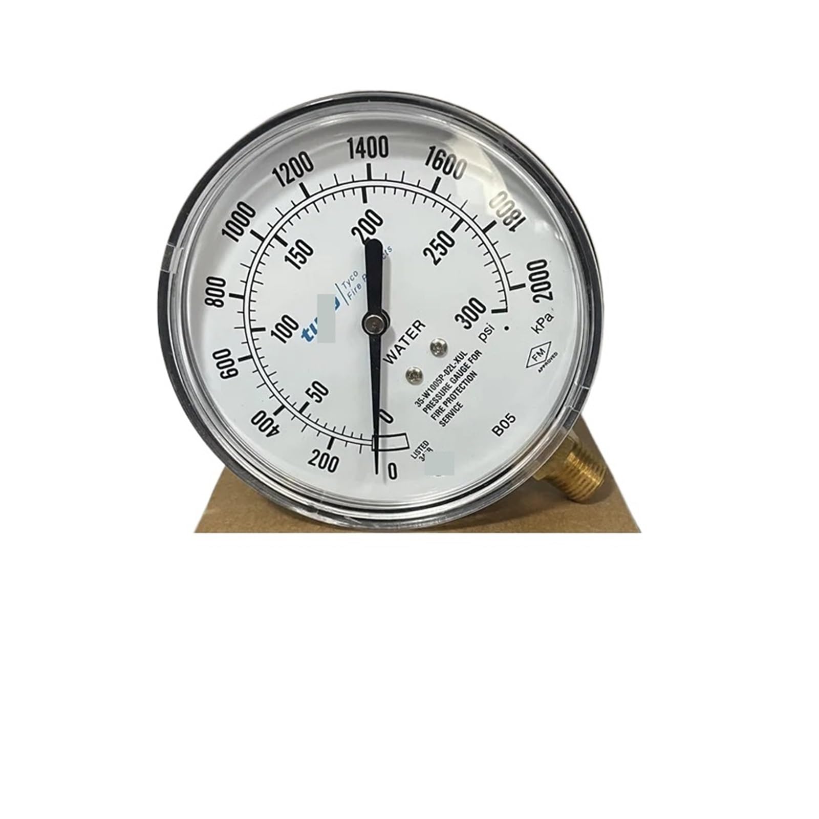 Manómetro de presión de Agua de 300 PSI