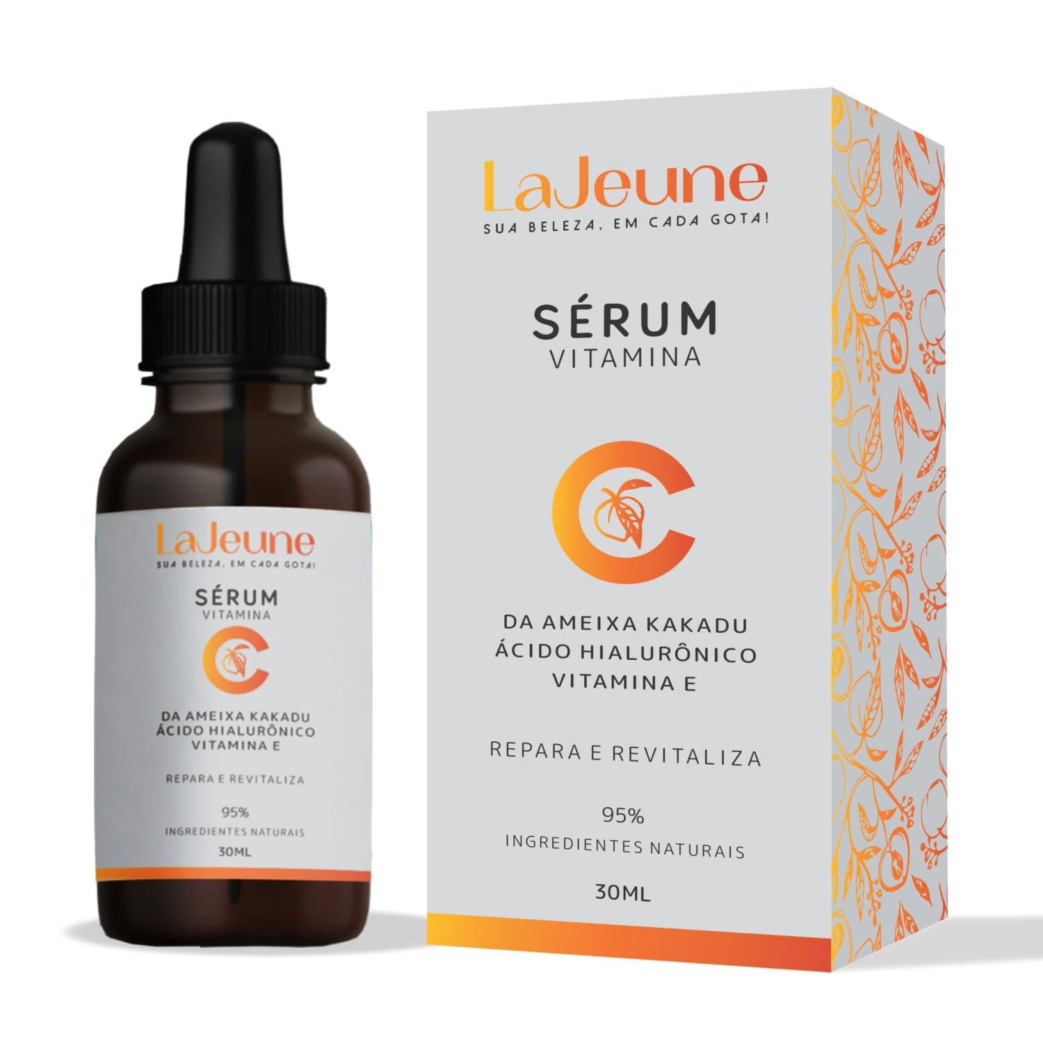Serum Vitamina C + Ácido Hialurônico + Vitamina E + Ureia - Sérum