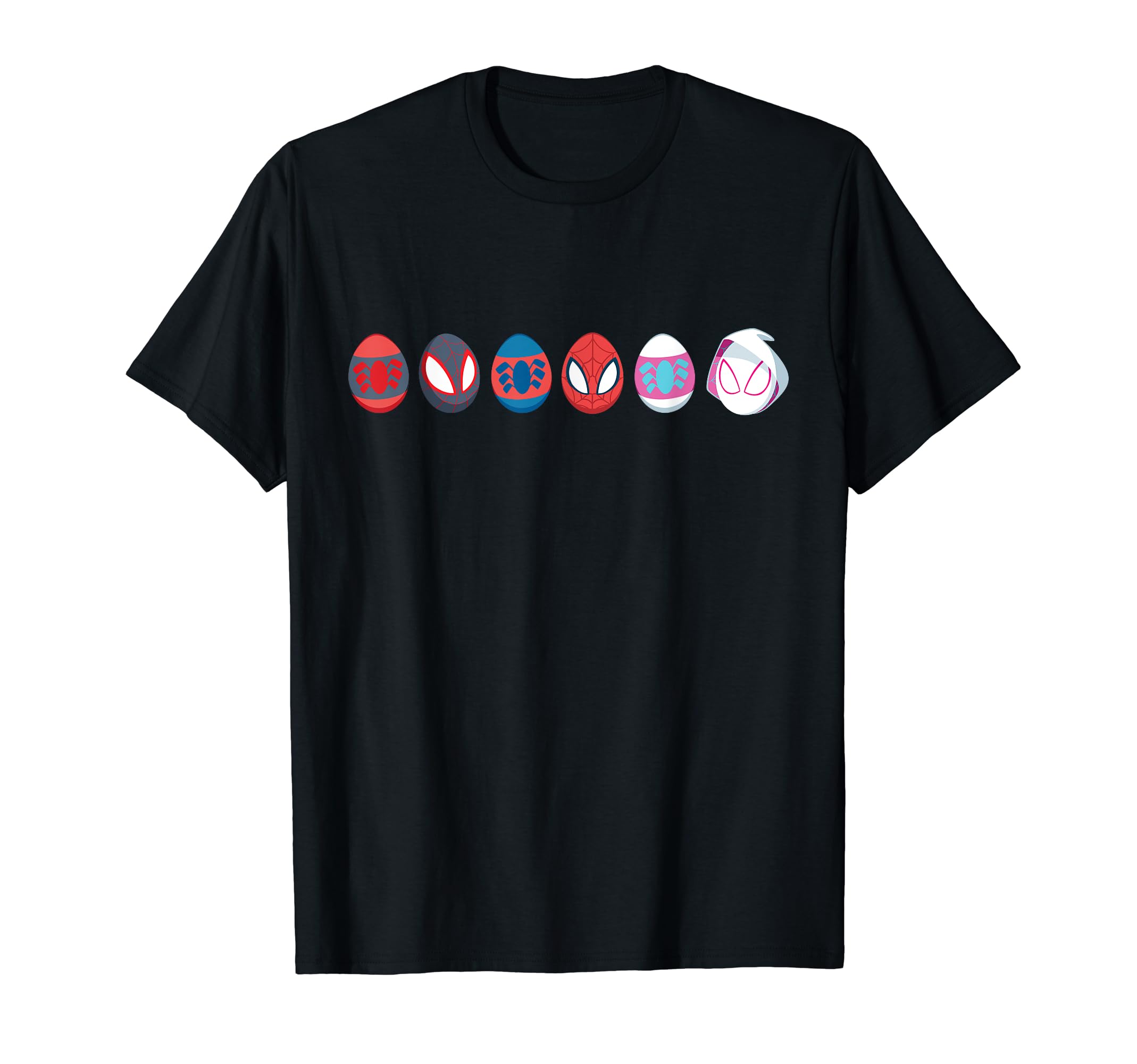 MarvelSpider-Man Super Heroes Toony Easter Eggs T-ShirtOEKO-TEX STANDARD 100
