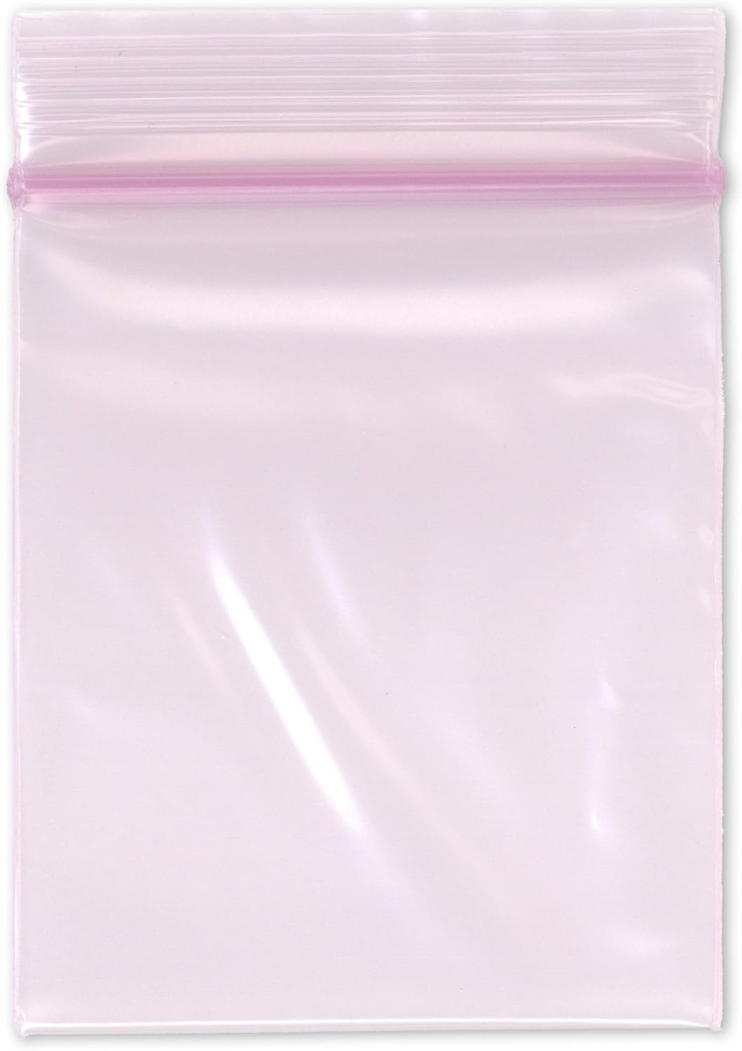 Plymor 2.5 x 3 in, 4 Mil Anti-Static Zipper Reclosable Bags (Pack of 100) | Heavy-duty plastic for electronics, circuit boards, hard drives & static-sensitive components; dissipative anti-static film