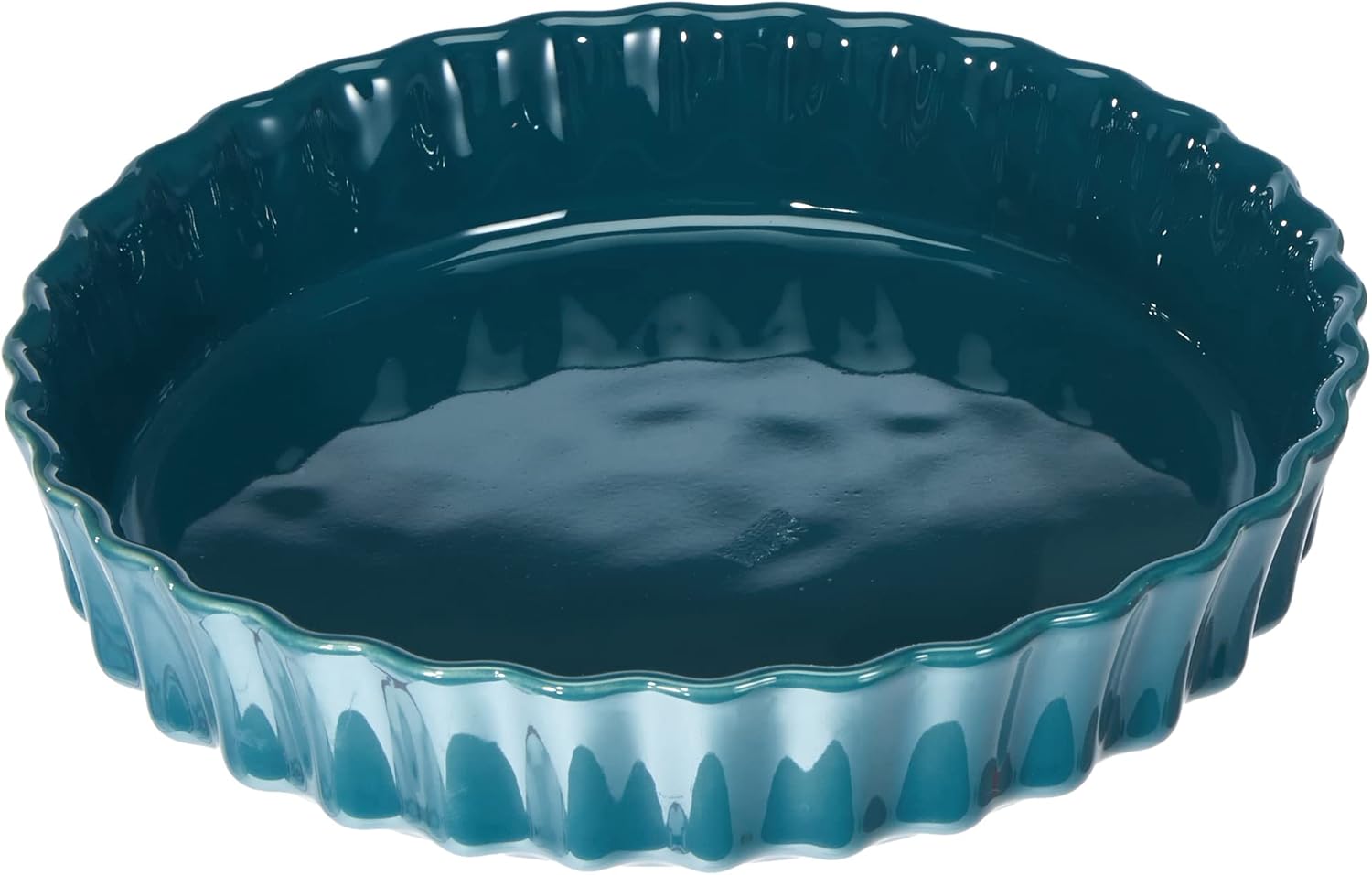 Emile Henry Model 6810 Dark Blue Ceramic Ramkin Quiche Casserole Dish