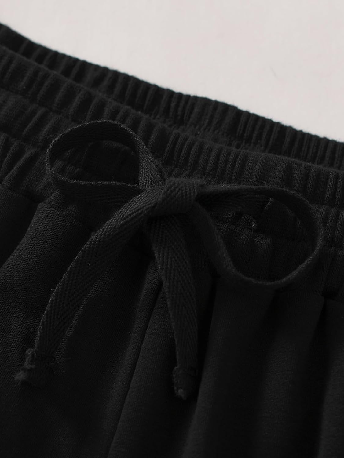 Latuza Women's Petite Barrel Lounge Pants Petite Length Cotton Baggy Pants - Image 4