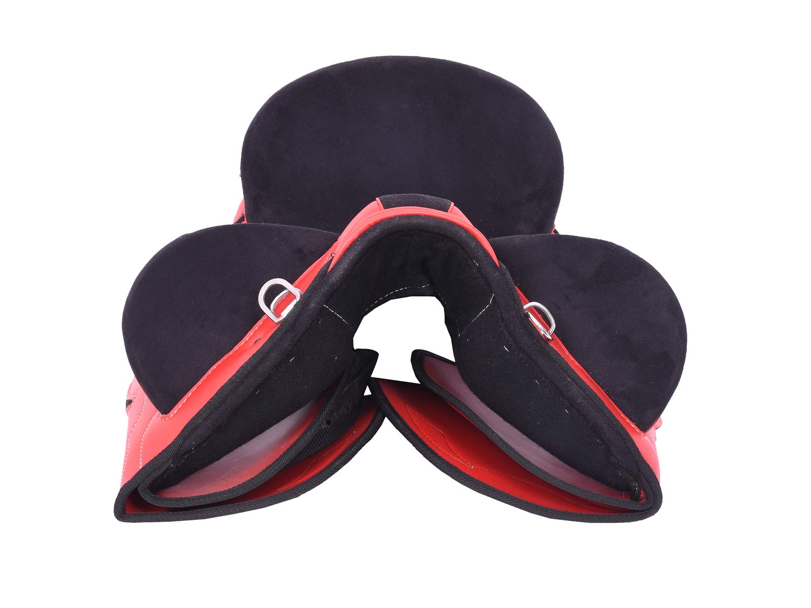 Selle Australienne En Daim Synthétique FREENY Taille 17,5 Avec Ceinture Assortie
