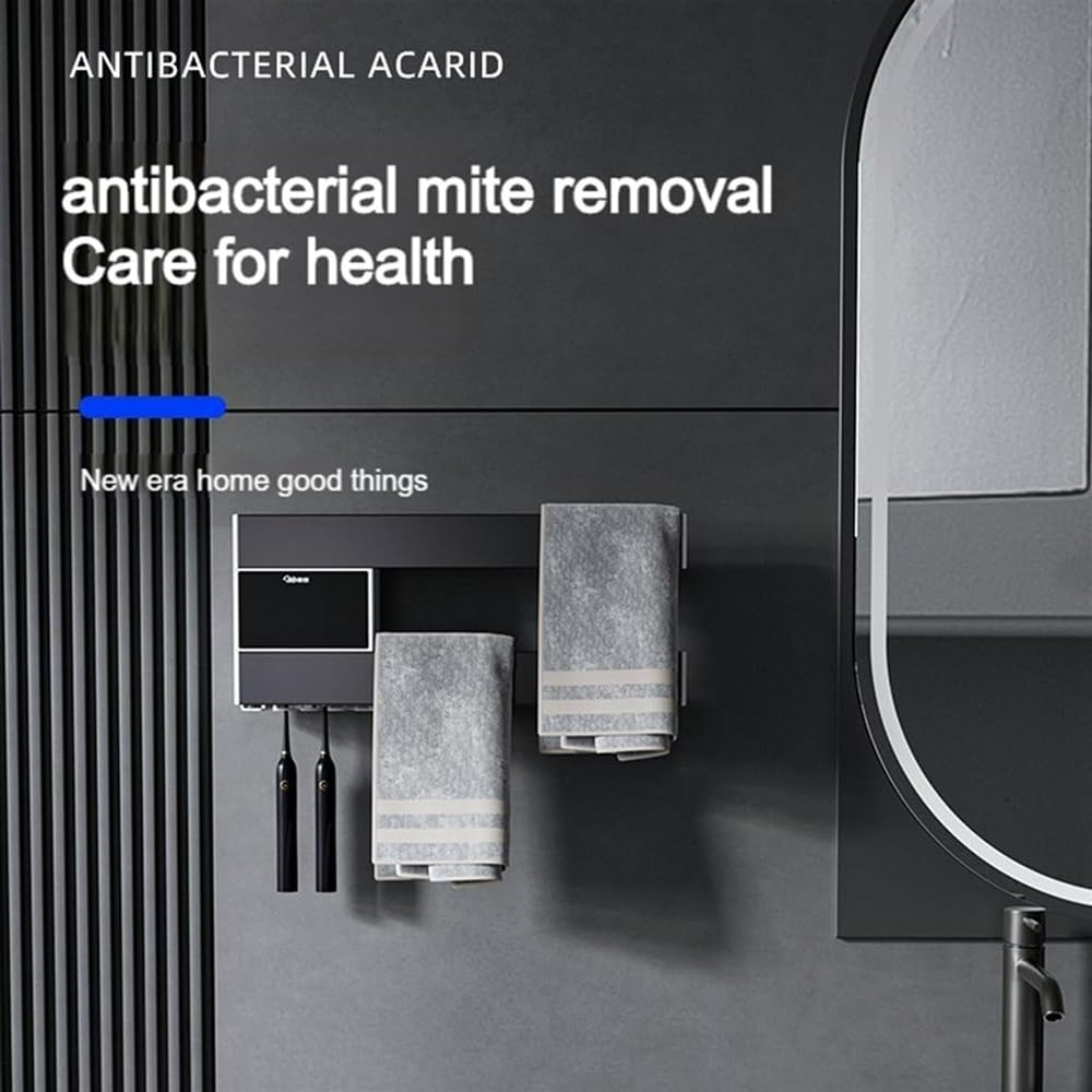 Soporte esterilizador para cepillo de dientes, toalla multiusos y solución de secado de cepillo de dientes eléctrico para accesorios de baño
