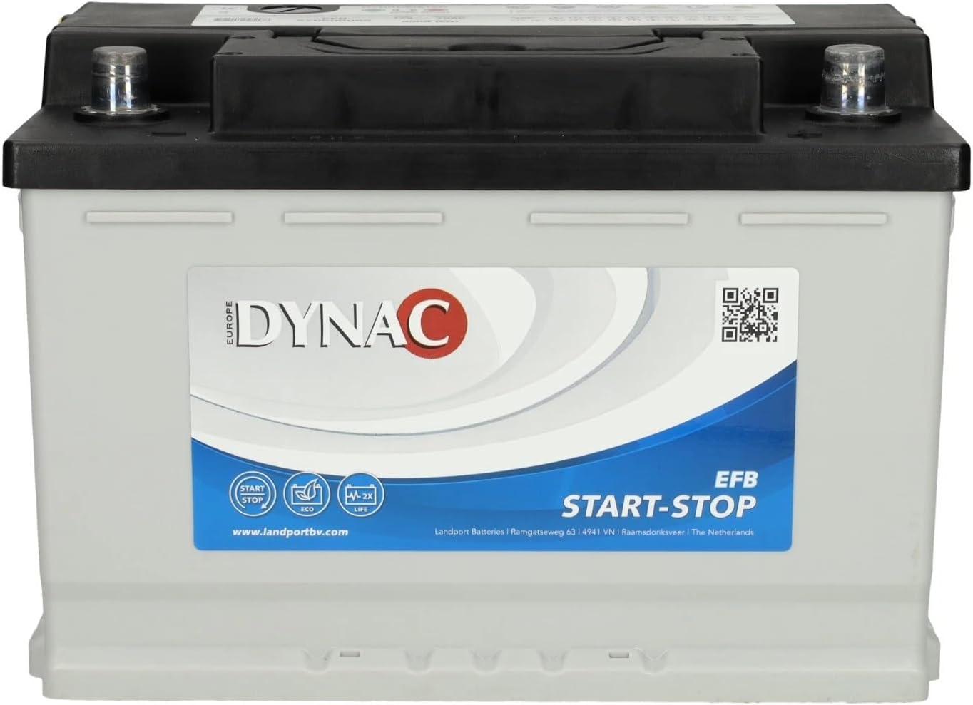 Car 096EFB Battery Fits Dacia Duster Hs 1.5 Dci 4X4 Hsmc, Hsmd 2010-2018 for Start/Stop Vehicles – 570500065 70Ah 650A 12V Maintenance Free Automotive Replacement