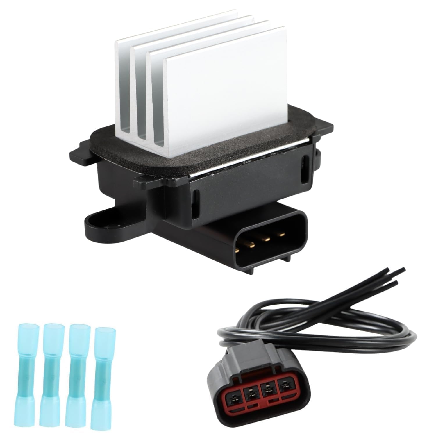 HVAC Blower Motor Resistor Kit AC Blower Control Module with WPT688 Connector Wire Harness Fit for Ford Expedition 2009-2017,F-150 2009-2014,Lincoln Navigator 2009-2017 Replace＃BL3Z-19E624-A