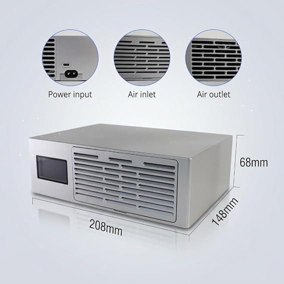New Lucky Miner LV08 Pro 7TH/s 150W BTC Miner SHA256 Algorithm Crypto Miner Home and Office Mining, Solo/P2P Mining, Support 42+ Coins (BTC, BCH, BSV), in Stock