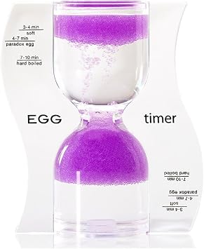 Paradox Egg Timer, Light Purple, 7.5cm