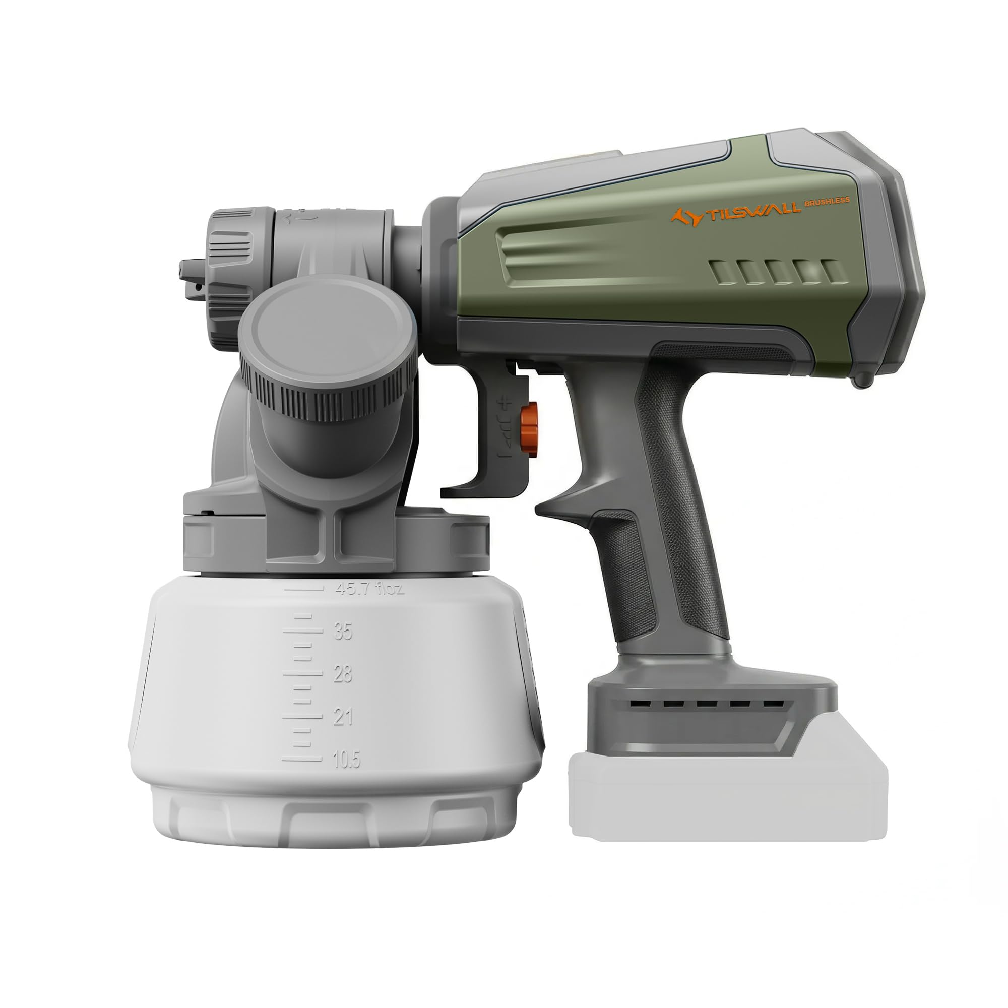 Tilswall Pistola a Spruzzo Shark700, per Makita 18V (Senza Batteria)