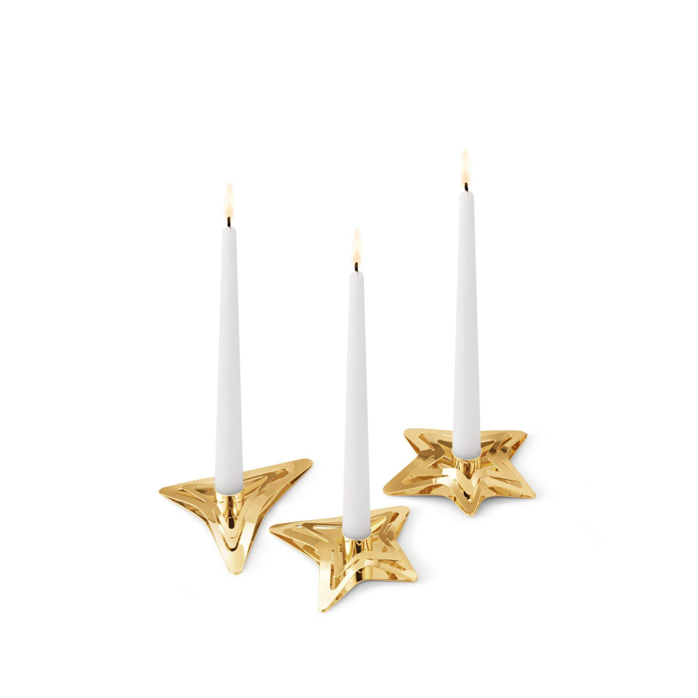 Amazon.com: Georg Jensen Christmas Candle Holders in Gold