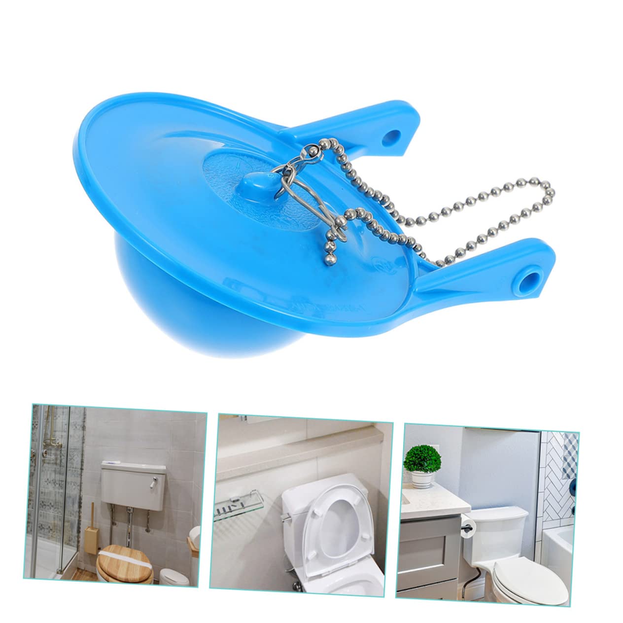 Veemoon 6stücke Toilettenflapper Ersatz Für Spülende Toiletten Wasserdichtes Material Gegen Leckagen Einfache Installation Langlebige Toilettenspülungskomponenten
