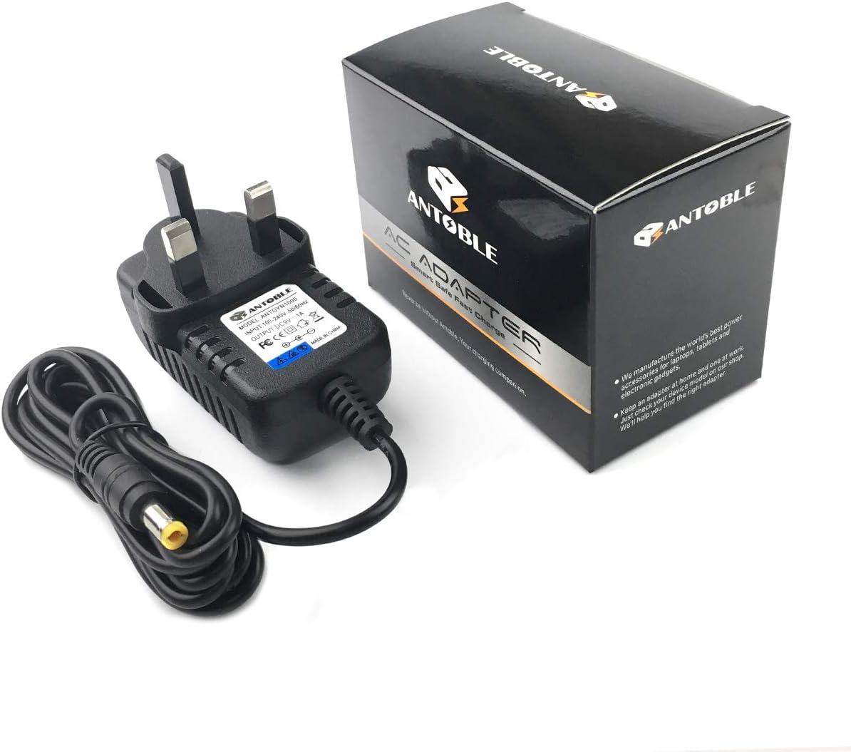9V Pedal Power Supply Guiter Effects AC Adapter, Power Supply Adaptor for Boss, Digitech, Behringer, MXR,EBS, Guyatone, BIYANG Guitar Effects Pedal DD-3, DD-7, DS-1, DS-2, FRV-1,and More