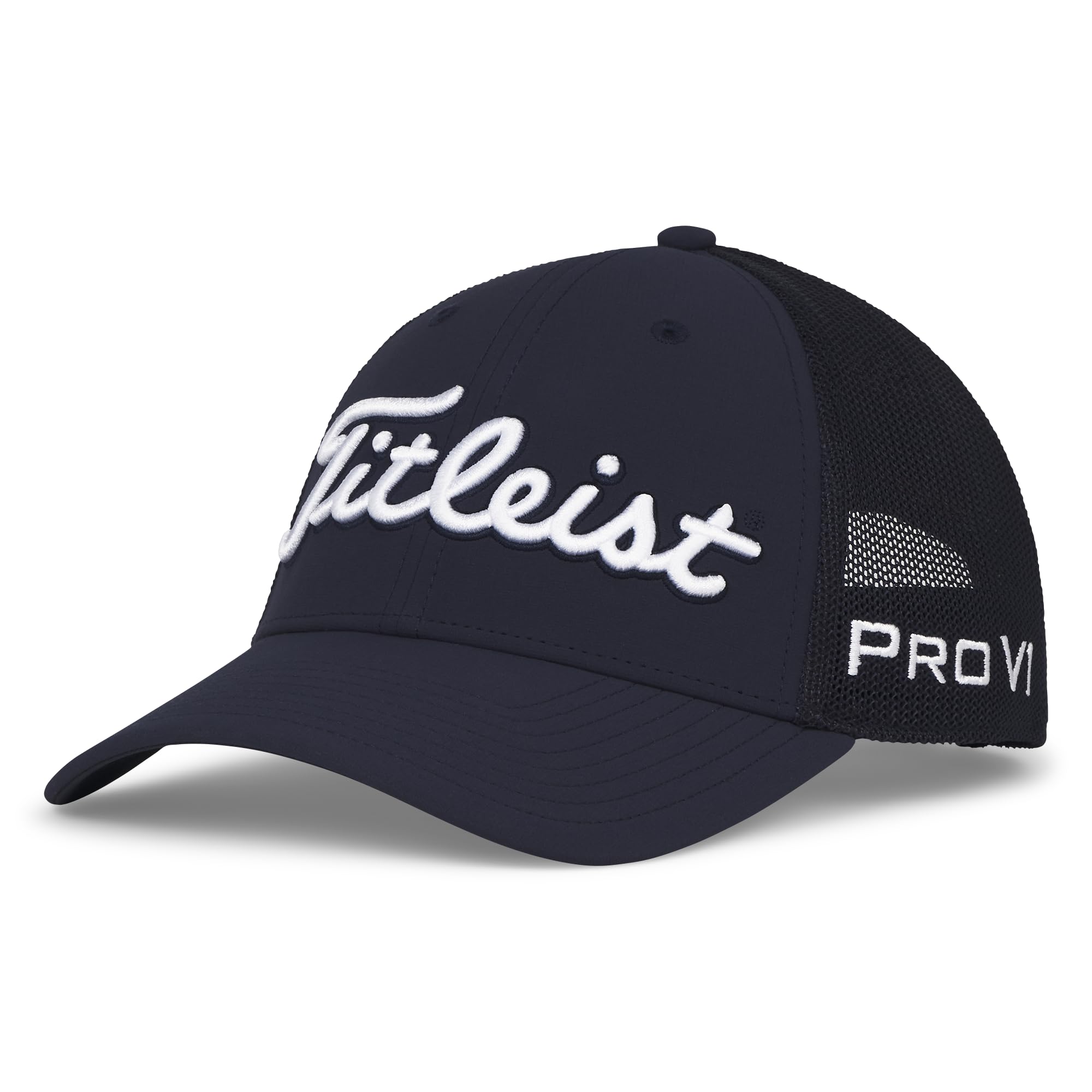 Titleist Tour Performance Mesh Golf Cap, Navy/White, Adjustable