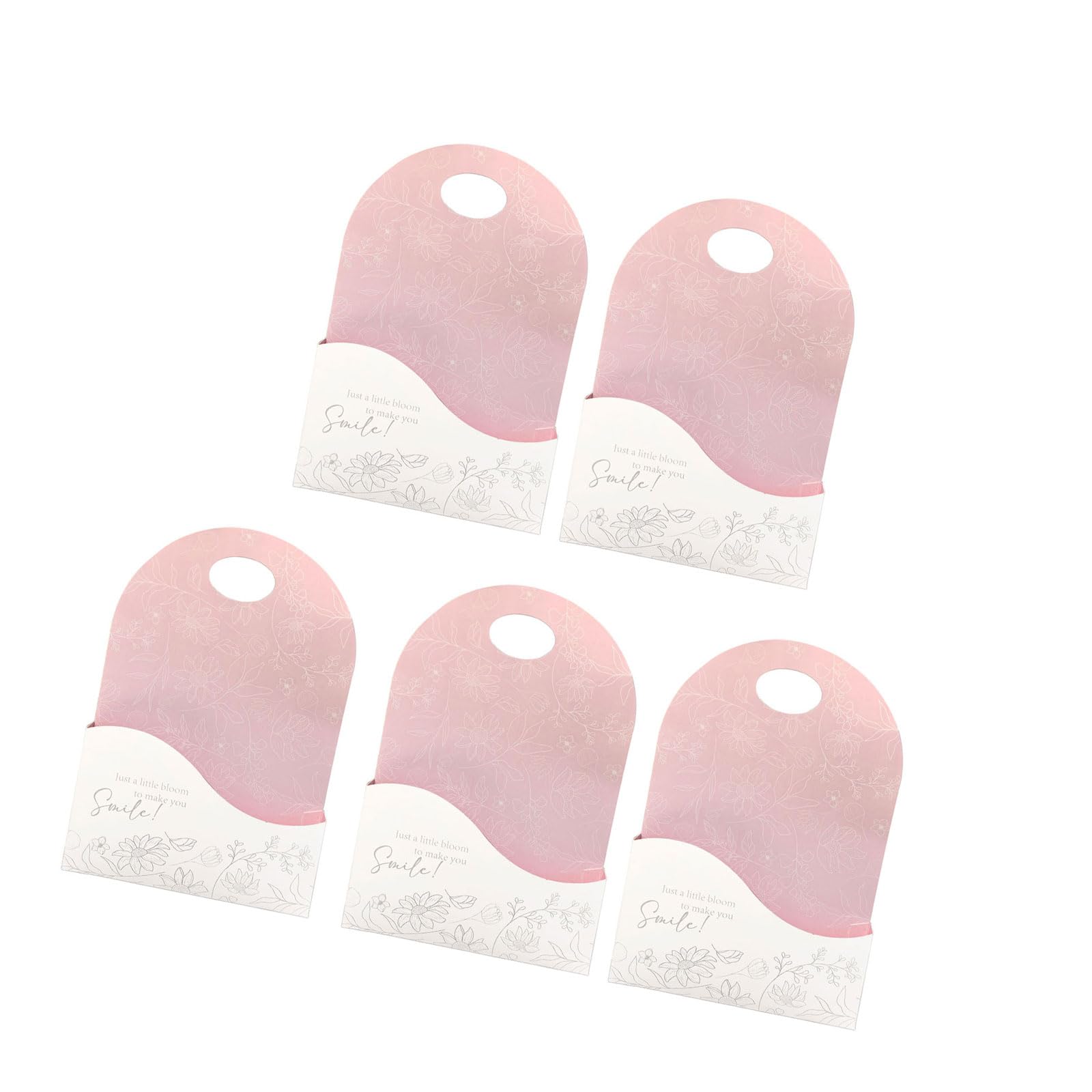 Shntig 5 Pieces Decorative Flower Holding Boxes Flower Presentation Box for Art Arrangements & Festive Celebration Portable Carrying Case