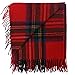 The Scotland Kilt Company Scottish Throw Large Wool Tartan Rug in Royal Stewart - Warm Picnic Travel Blanket - 60 x 70