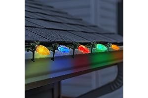 C9 Quick Clip Christmas Lights: Illuminate Your Holidays with Dazzling Multicolor LED Bulbs