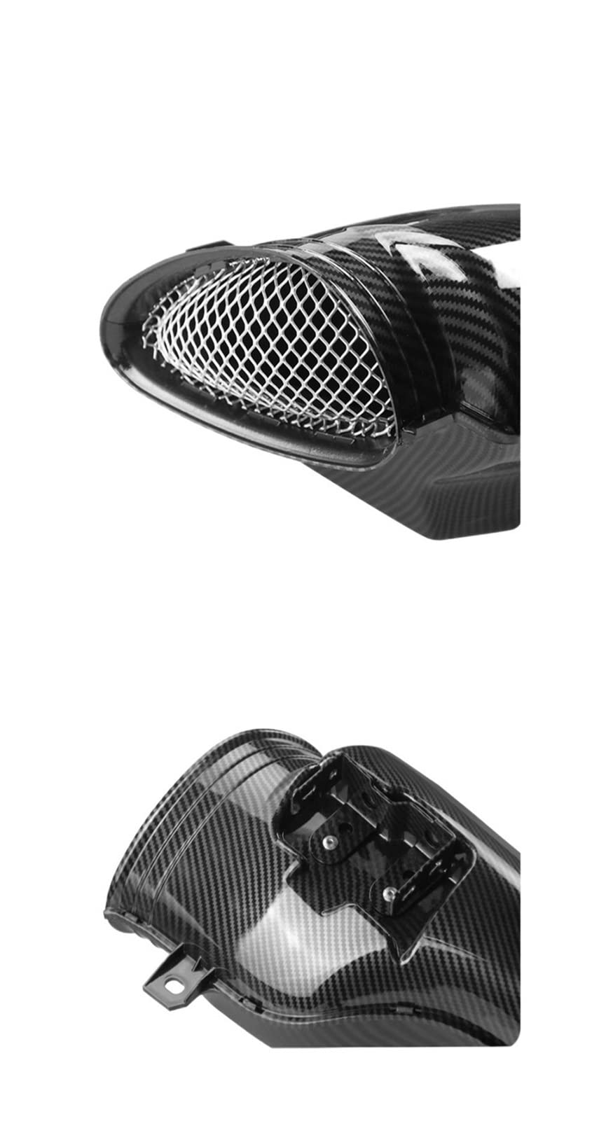 Motorrad-Lufteinlassrohr-Kanalabdeckung-Verkleidung for Suzuki kompatibel GSXR600 GSXR 600 750 2001 2002 2003 GSXR1000 1000 2001 2002 K1 K2 K3 (Color : Carbon)