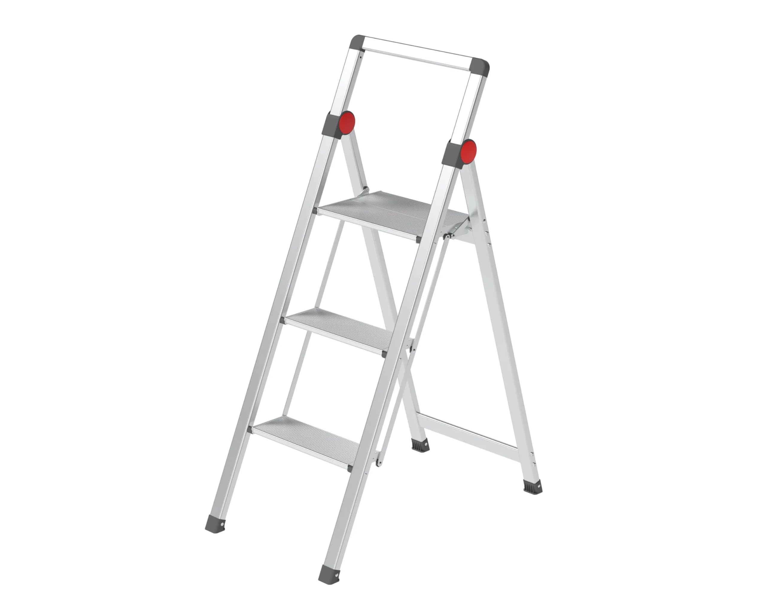 Scala sgabello Gierre Mini Slimstep solo 5 centimetri di ingombro - alluminio 3 gradini dlgS 81/08 - art. BS301
