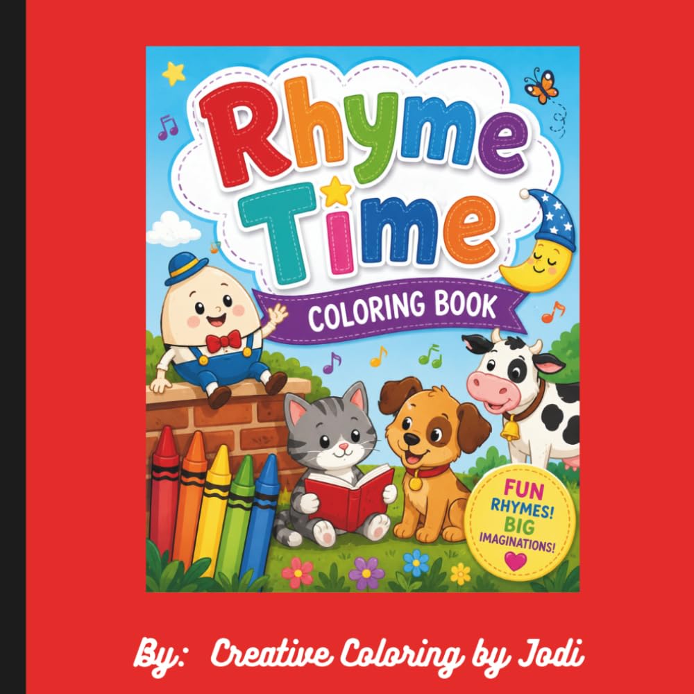 Rhyme Time Coloring Book