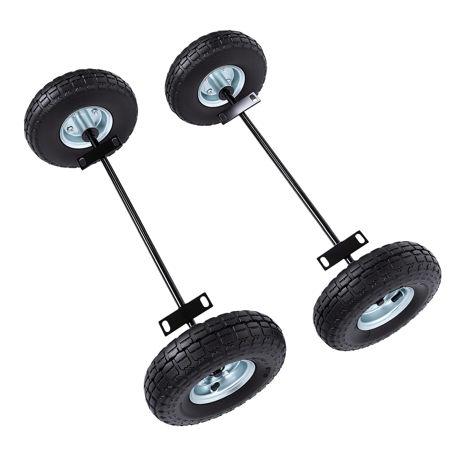 Generic Kit de Ruedas para Generador, Repuesto de 10 Pulgadas para Generadores, Neumáticos Duraderos para Facilitar el Movimiento sobre Superficies Rugosas