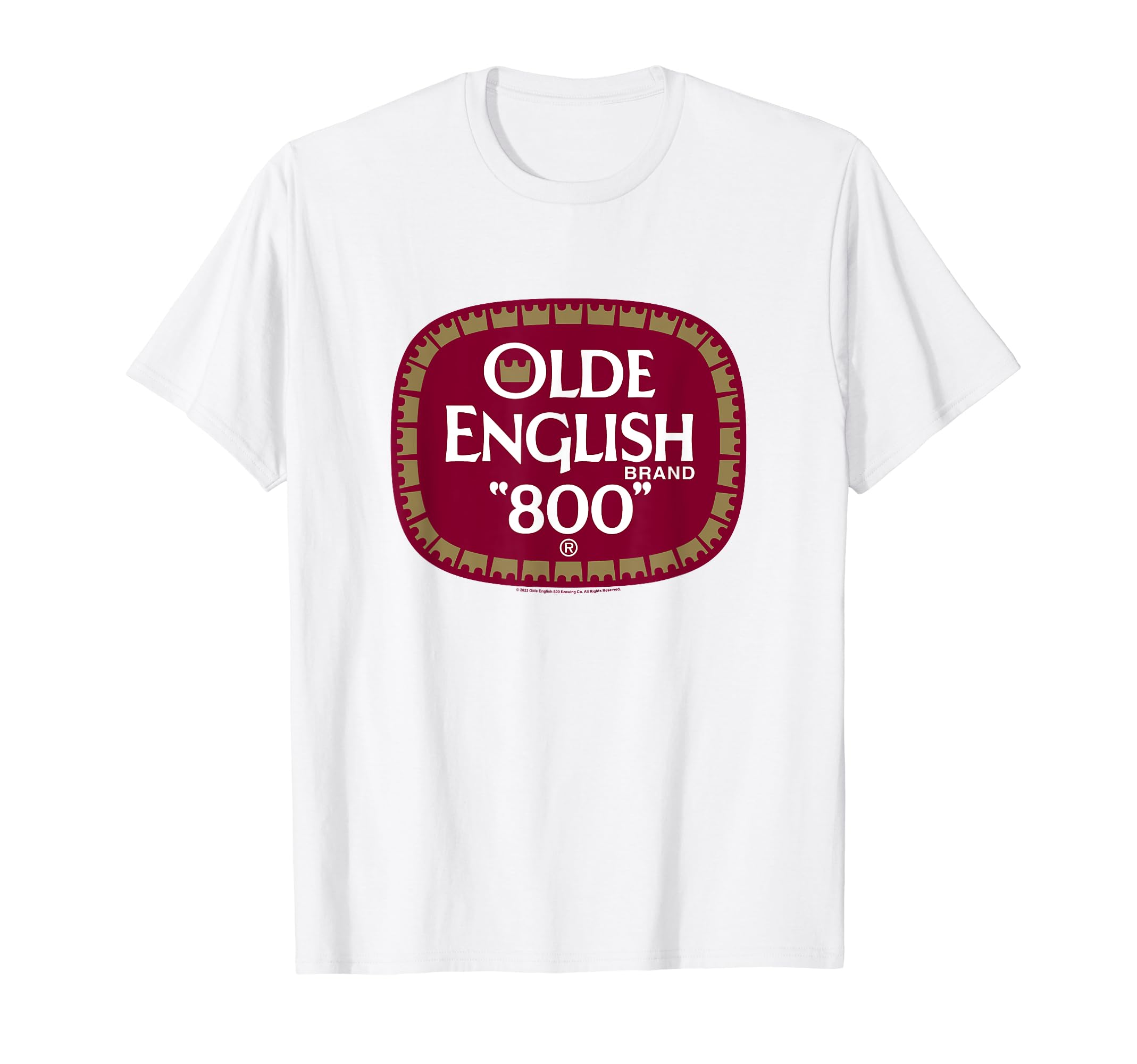 Coors Brewing Company Olde English Brand 800 Chest Logo T-Shirt