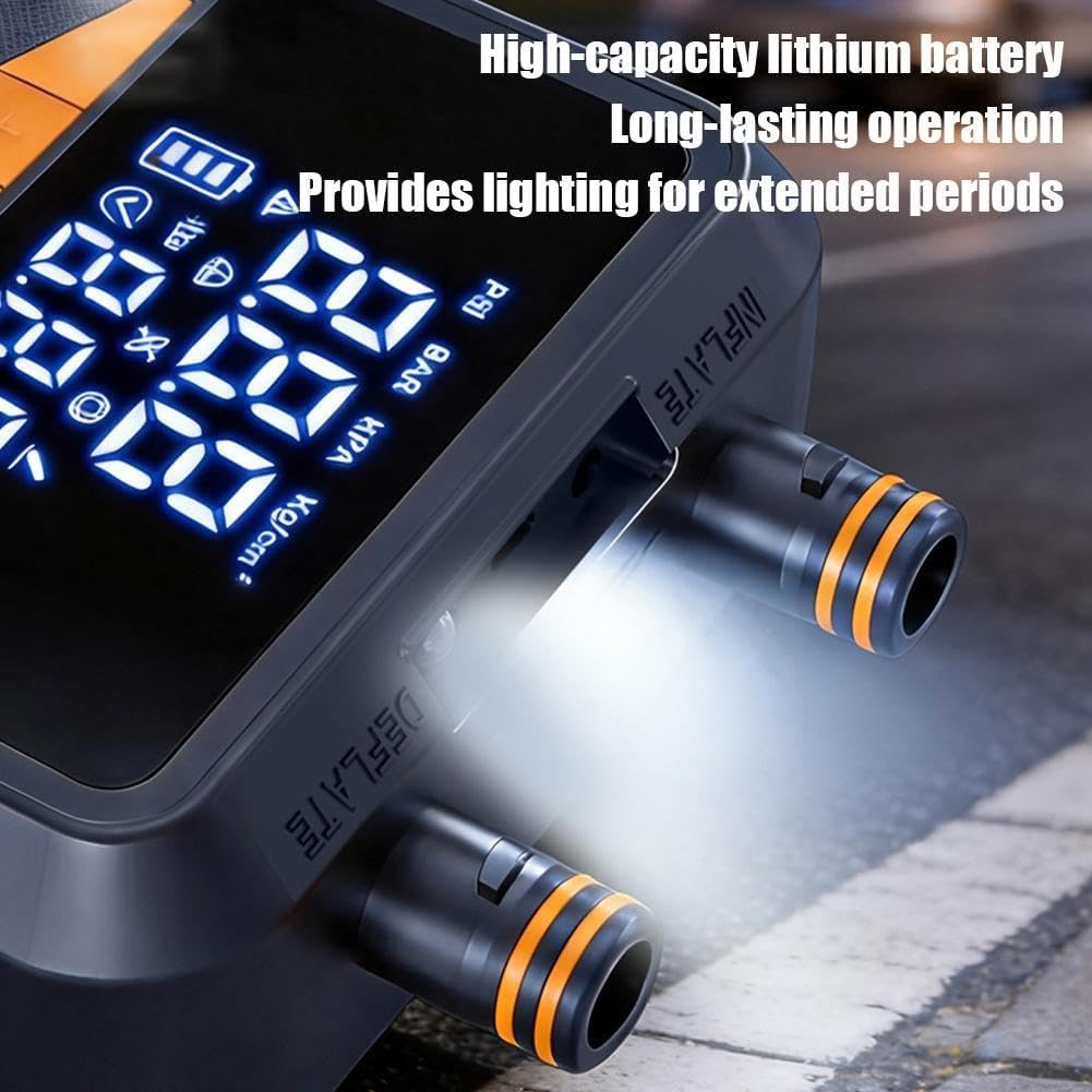 Pompe à pagaie électrique rechargeable, pompe de 20 psi, 6000 mAh, gonflage automatique avec pompes S, dégonflage, et