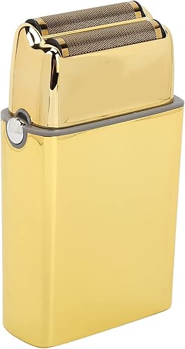 RTLR Afeitadora multifuncional, potente afeitadora eléctrica portátil con hoja de acero inoxidable, bajo ruido, carga USB, oro