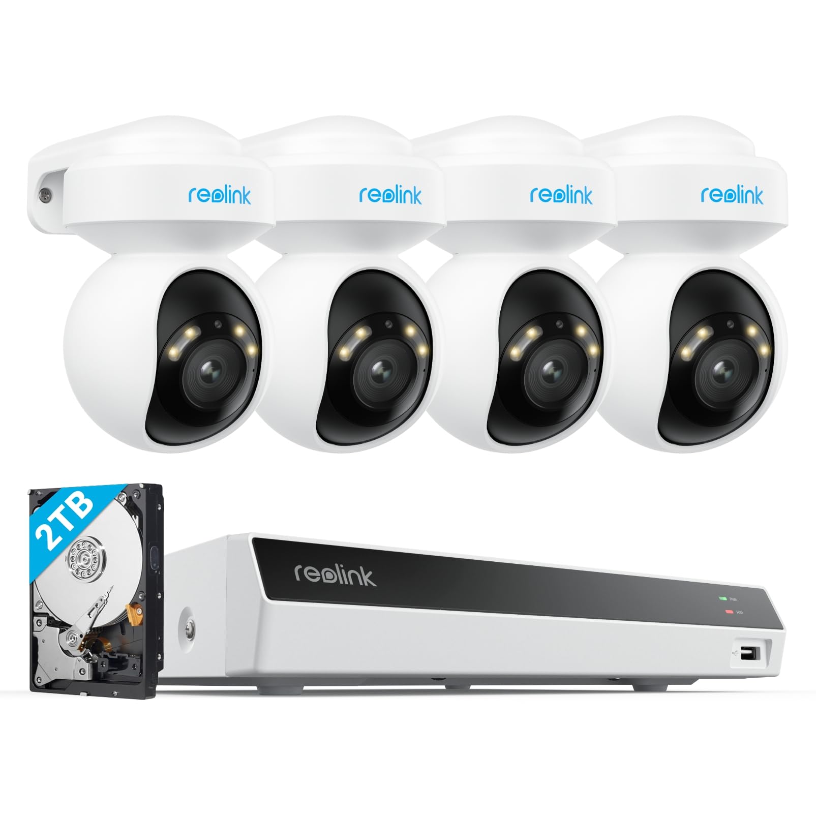 Amazon.com: Reolink 4K Security Camera System with PT Auto-Tracking ...