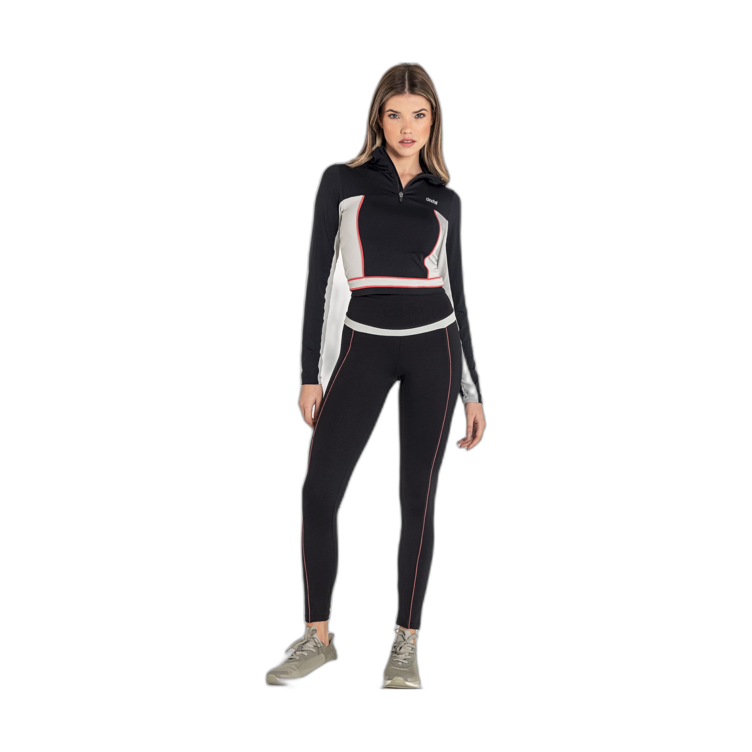 DITCHIL Mallas Deporte Mujer Leggins Push Up Running Fitness Yoga Gimnasio