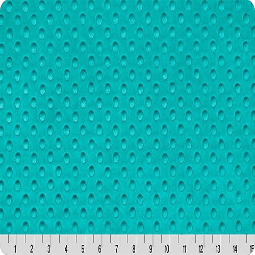 Pico Textiles 1 yarda  Tela de punto de hoyuelos azul bebé  Vendido por The Yard  Ideal para mantas, batas, juguetes suaves y ropa de bebé