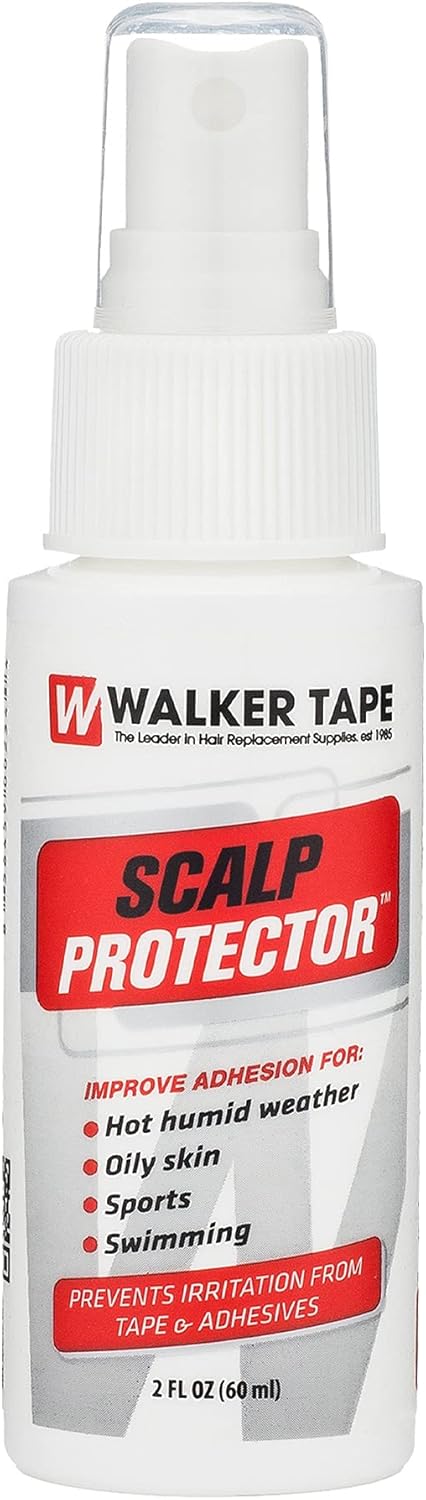 Walker Tape wig Scalp Protector Hair System Tape Spray (60ml)_2.0oz – SCALP PROTECTING SPRAY FOR ALL SKIN TYPES/HELPS CLEANS DIRT/PROTECTS SKIN FROM ADHESSIVE/PROTECTS SKIN FROM IRRITATION