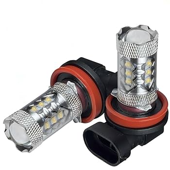 専用　アパルトモン　ホワイト Amazon | 80W LED フォグランプ 青白ホワイト 8000k-10000k H8