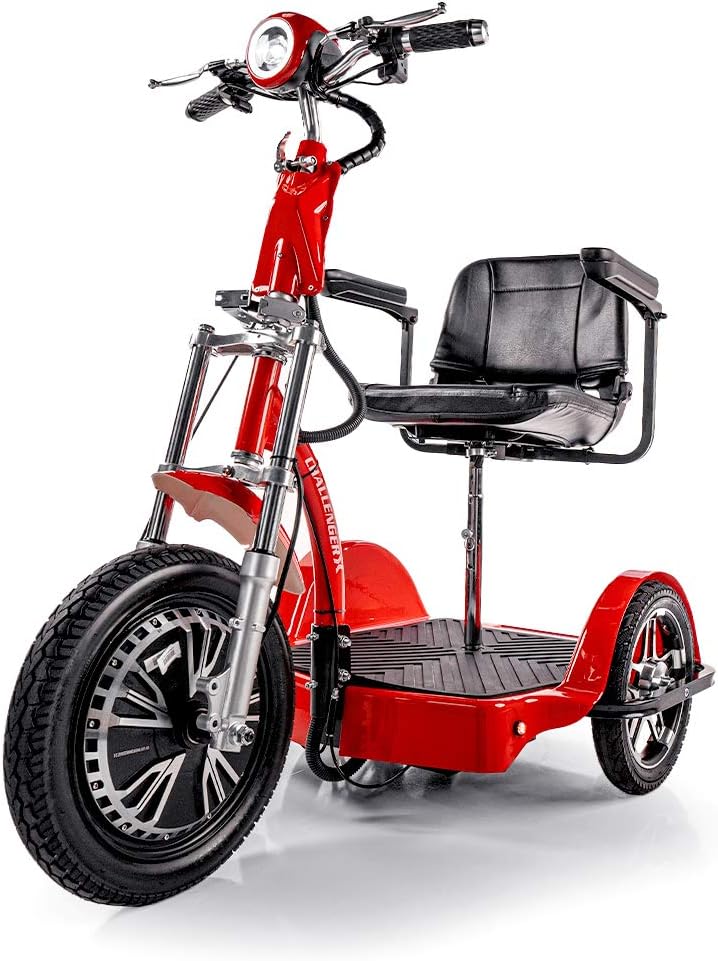 Challenger X Electric Recreational Mobility Scooter with Deluxe Seat J50-DLX, 800 W Power, 18mph