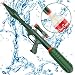 Super Water Cannons Summer Toys - Happytime TOP18010 2018 800CC Water Gun with Green Bottle for Kids Children Adults