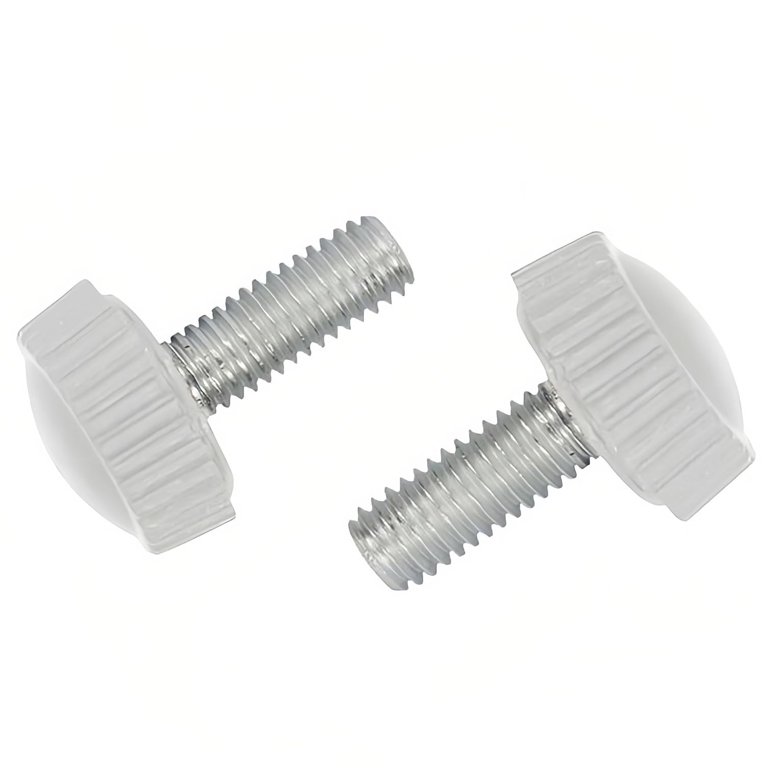 NACX M5 x 8mm Male Thread Knurled Thumb Screw Grip Knobs ThumbScrew, Carbon Steel, 100Pcs