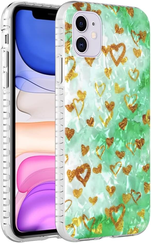 Beddouuk Compatible with iPhone 11 Case,Shockproof Phone TPU Cover Anti-Scratch Phone Case with Reinforced Corner Bumpers Phone Case Cover Designed for iPhone 11-Love
