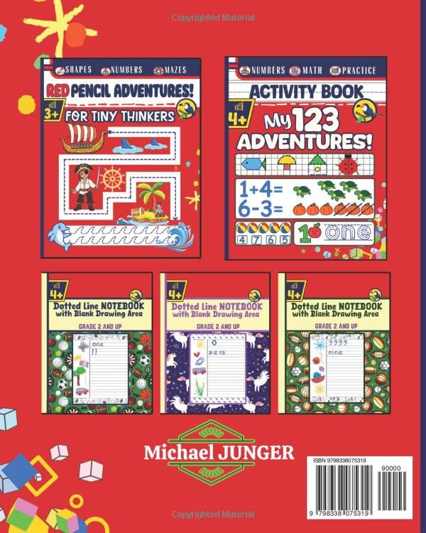 My ABC Adventures!: Tracing Letters, Numbers, and Words (SMALL SCHOLARS Series - Kindergarten Activity Books (Four- Book Series, Ages 3 to 5).) - Image 2