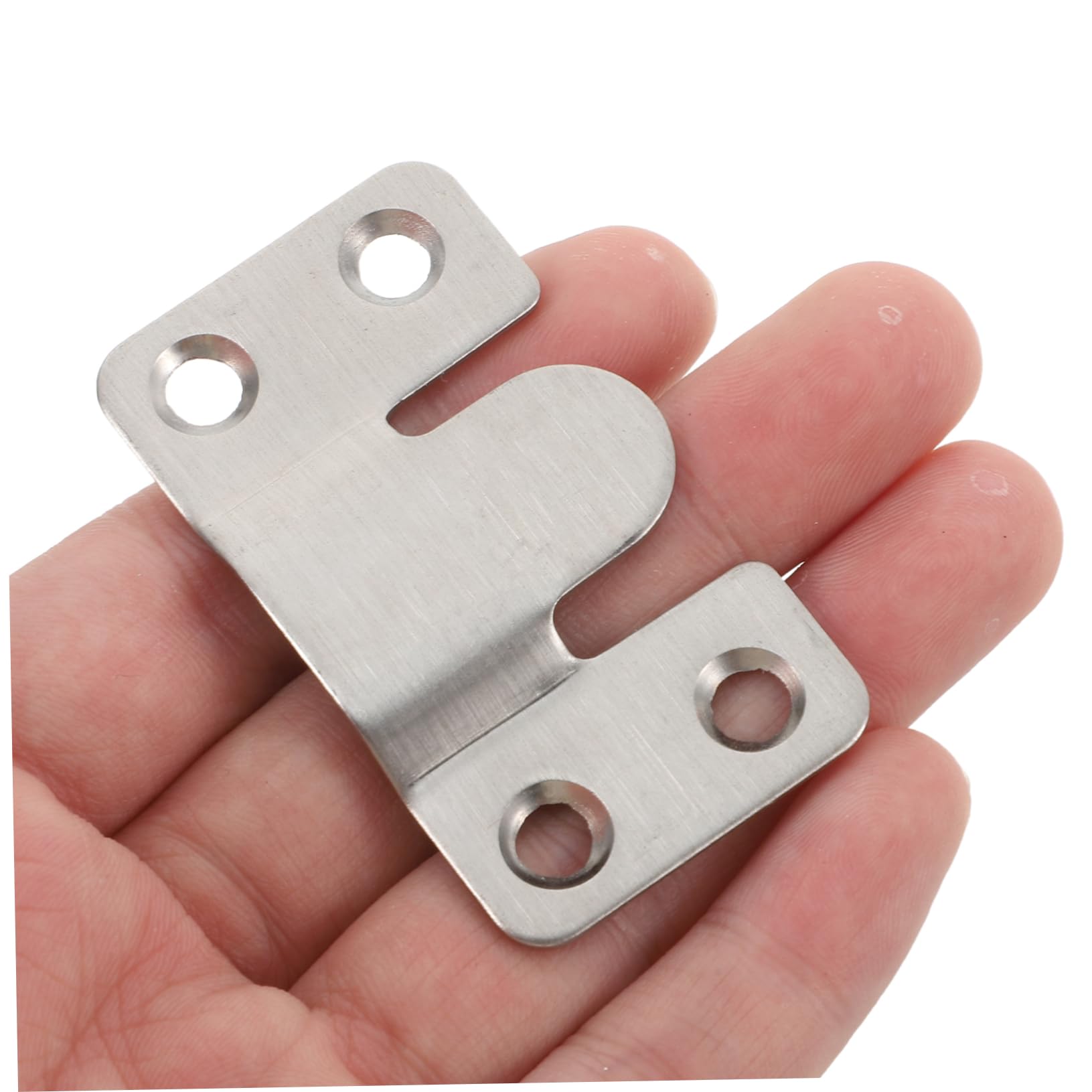 Connettori Telaio Letto in Acciaio Inox Argento, 8 Set
