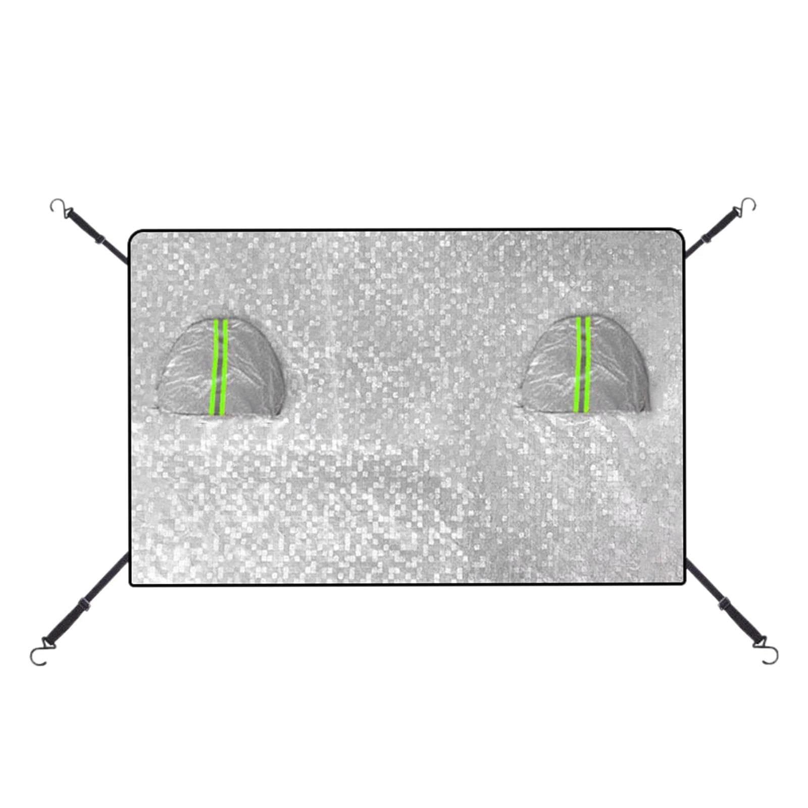Housse de Protection pour Pare-Brise Couverture Universelle Pare-brise Voiture Réfléchissante Pare-soleil Protection Contre Neige Glace Pluie Poussière Gel Film En Aluminium Protection Pare Brise Hive