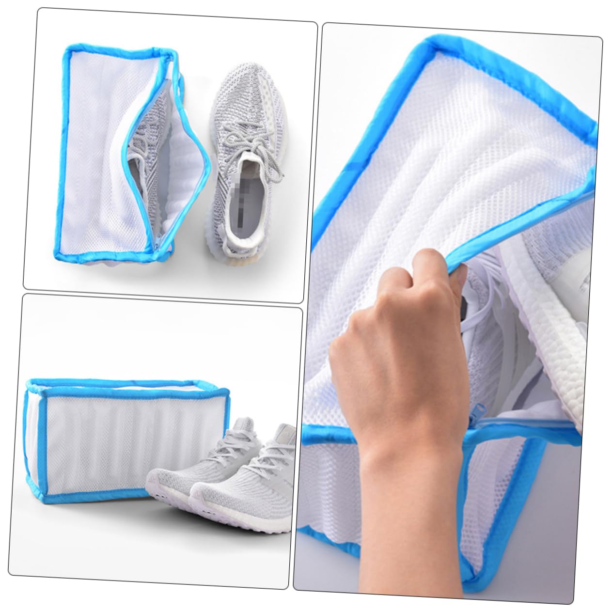 MAGICLULU 4stücke Schuhwaschbeutel Atmungsaktivem Netzmaterial Waschmaschine Geeignet Schützend Und Wiederverwendbar Für Sneakers Und Laufschuhe Für Und Zuhause