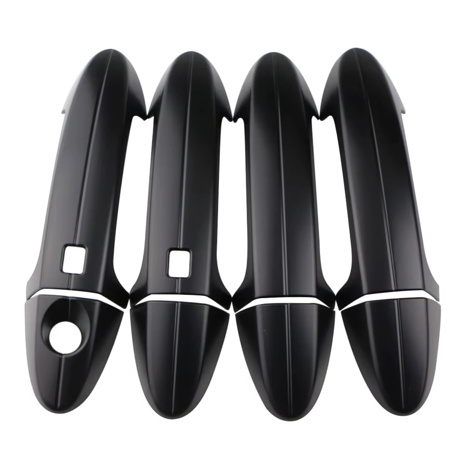 Rcuihgfb Smart Style Door Handle Shell Compatible With For Ecosport 2013-2019 For Fiesta 2009-2013 Car Exterior Door Handle Cover Sticker Trim Accessories Set(Smart Style)