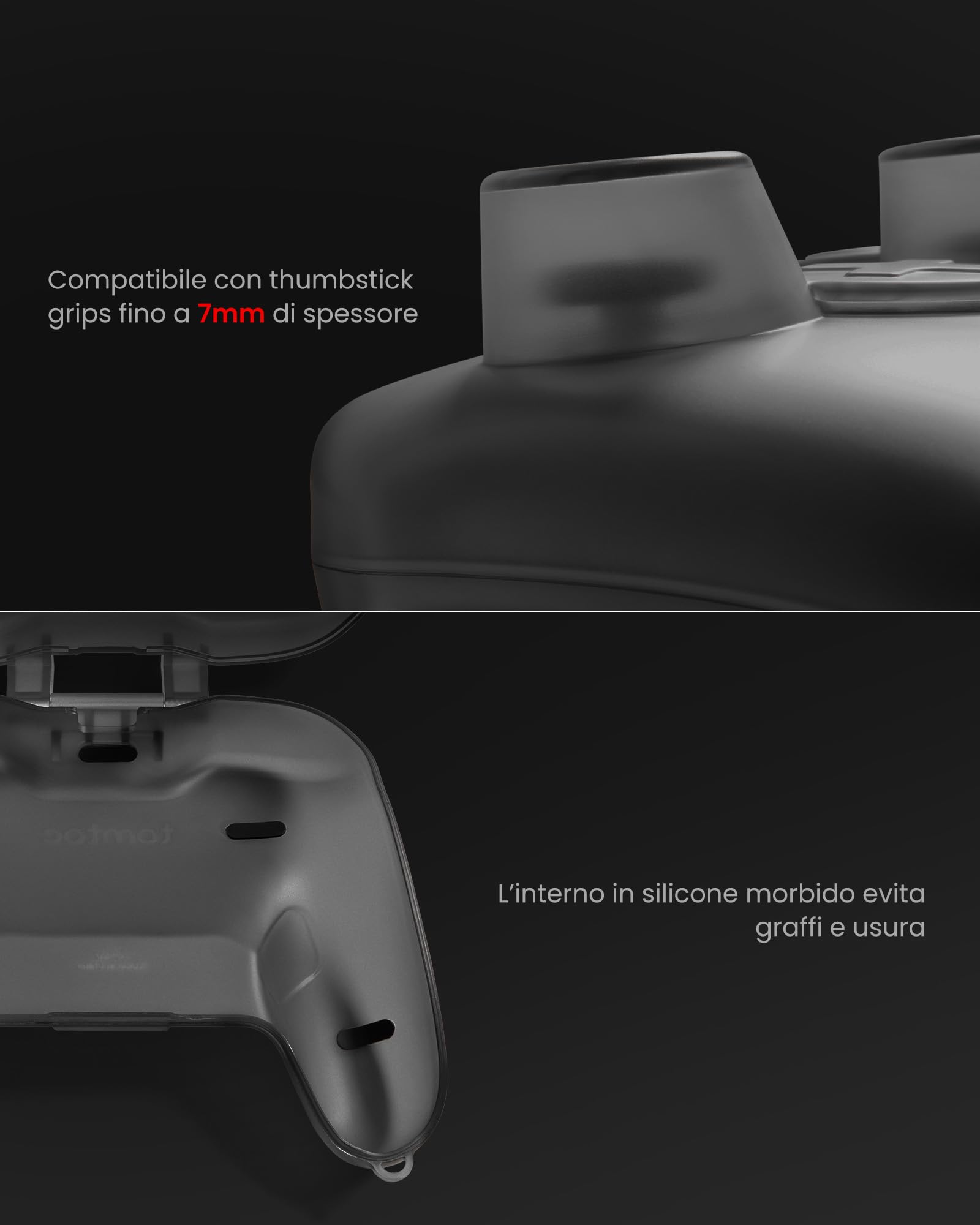 tomtoc Custodia per Nintendo Switch 2 Pro Controller , Case Cover rigida protezione guscio rigido per joystick, custodia da viaggio portatile, antiurto, antigraffio, resistente all’acqua