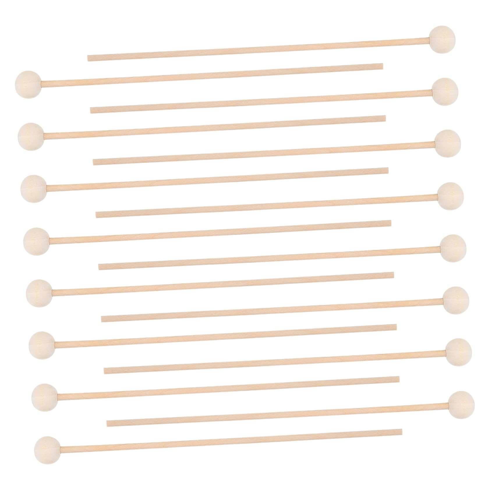 FUNOMOCYA 100Pcs Wooden Honey Stirring Sticks Long Handle Mixers for Beverages for Cocktails Juice and More for Bars Homes and Cafes